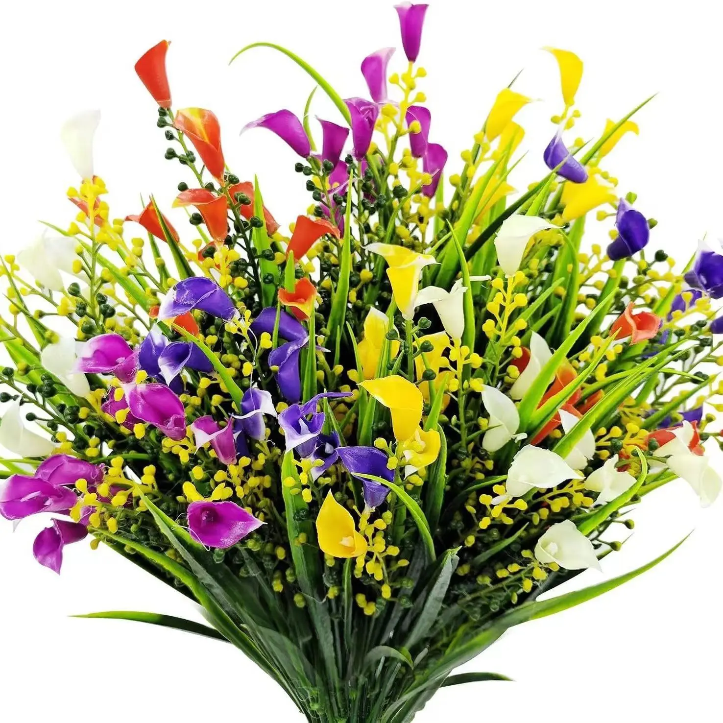 Uv-resistant artificial water chestnut flower, 10counts per set, artificial flower, Artificial Flower Plant, decorative flower for family gatherings, weddings, anniversaries and programs
