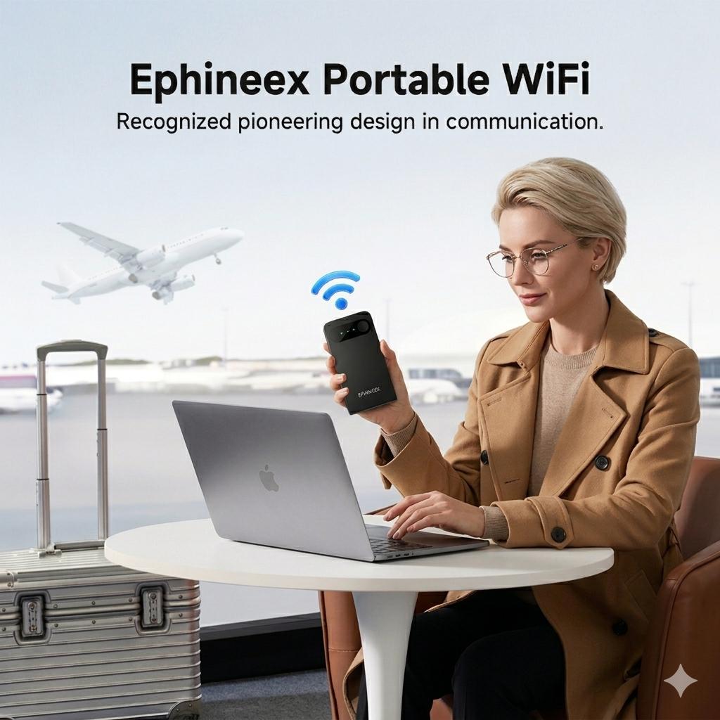 Portable WiFi Hotspot - High Speed 4G/5G LTE Mobile WiFi Router, No Contract Pay-As-You-Go, Travel Essential for International Trip/Home/Office, Connect Up to 9 Devices, Secure Personal Hotspot