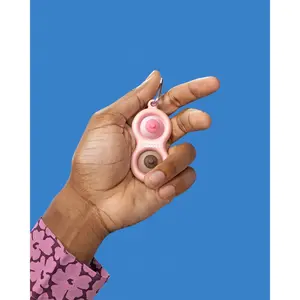 NIPPLE DIMPLE, pink frame, diverse buttons