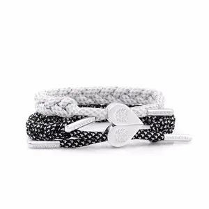 Couples Magnetic Heart Bracelet Set