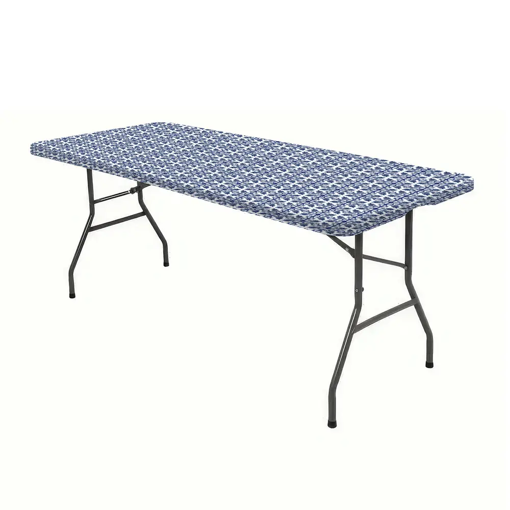 Blue and white pattern