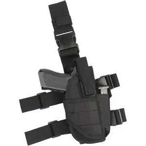 Tactical Drop Leg Holster for Right Handed – Adjustable Thigh Pistol Holster with Quick Release Buckle, Universal Fit for 1911/Glock/SIG, Outdoor Survival Gear