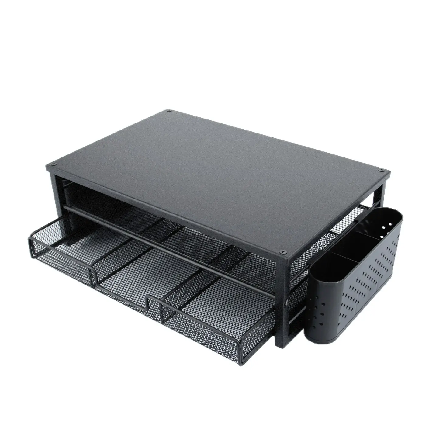 Ergonomic Home Office Monitor Stand Riser with Built-in Drawer Desk Organizer Eye-Level Lift for Monitors Laptops & Stationery Ideal for Office Use Durable Stable Computer Peripherals Desk Accessory Desk Accessory Computer Peripherals