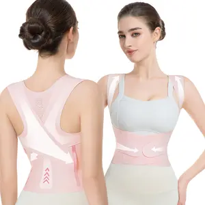 Babaka Posture Corrector, Invisible Lightweight Adjustable Back Brace for Upper and Lower Back Pain Relief, Hunchback, Hump, Scoliosis, Thoracic, Spine Corrector, Shoulder Straightener for Women and Men Waist Trainer Corset