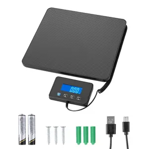 Digital Postal Scale, 0.35 Oz / 3.5 Oz Dual Accuracy, 440 Lbs Commercial Weight Scale With Hold/Tare Function & LCD Display, Suitable For Packages, Postage, Luggage, Battery & Charging Cable Included
