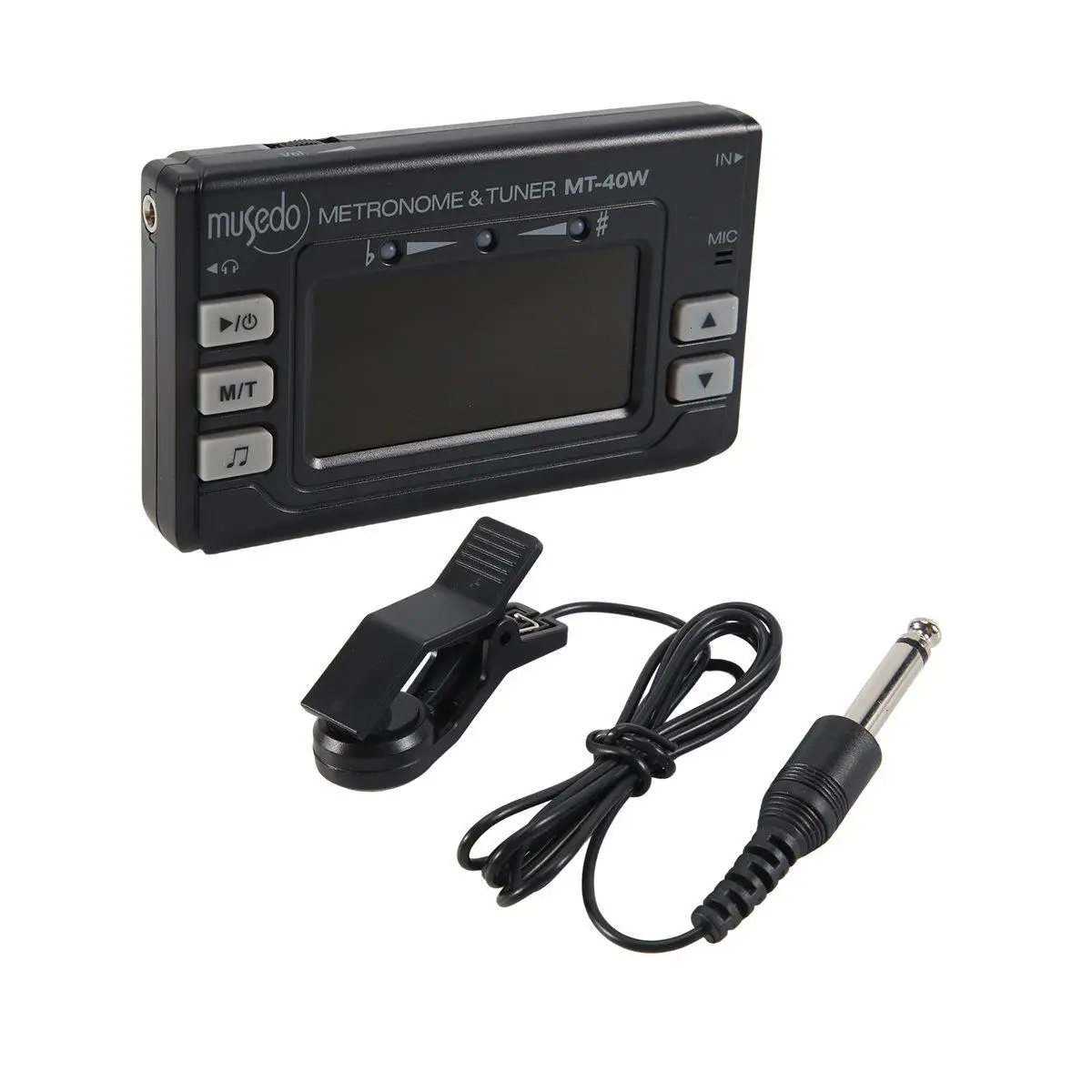 Musedo MT-40W Metro-Tuner Tone Generator Electronic Digital LCD 3 in 1 LCD Clarinet Saxophone Tuner/Metronome