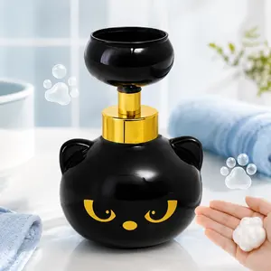 Cute Cat Paw Foam Soap Dispenser, Refillable Foaming Hand Soap Pump Bottle, Paw Shaped Foam Maker for Bathroom Kitchen Sink, Summer Gift and Home Decor for Cat Lovers