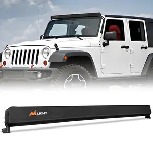 Nilight LED Light Bar Cover 52 Inches Black Nylon Protective Sleeve Universal Fit Straight and Curved Bar Waterproof Dustproof Scratch-Proof Cove for Driving Off Road Light