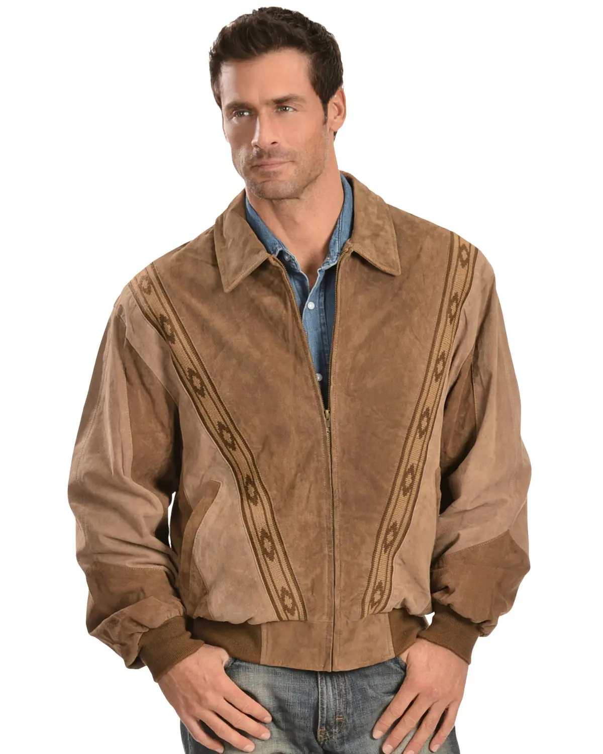 Scully Men's Boar Suede Leather  Jacket - 62-174