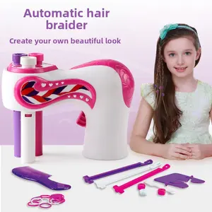 Electric three-strand hair braider for girls, automatic hair braiding tool, pretend play toy, TikTok