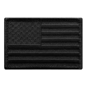 USA American Flag Hook Fastener Patch (3.0 X 2.0 USA-4)