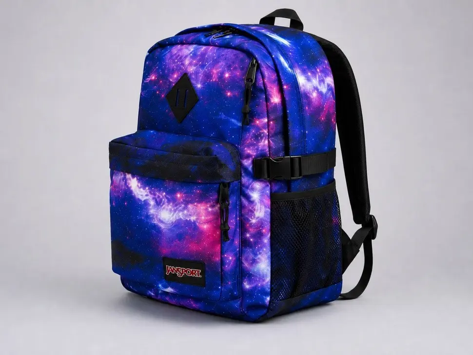 JanSport Main Campus Backpack - Deep Space Galaxy