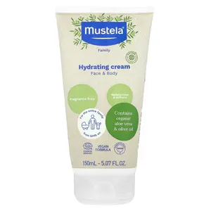 Mustela Hydrating Cream, Face & Body, Fragrance Free, 5.07 fl oz (150 ml)