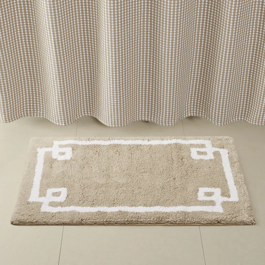 Soft Cotton Tufted Bath Rug – Multiple Sizes & Colors, Absorbent, Non-Slip, Machine Washable Floor Mat for Bathroom, Laundry, Entryway