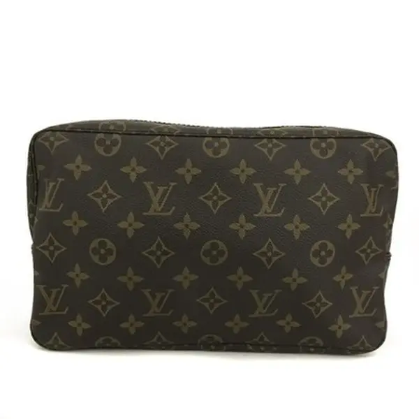 Pre-owned Louis Vuitton Other Other Monogram Trousse Toilette 28 Cosmetics Pouch Brown 12721184523/850340