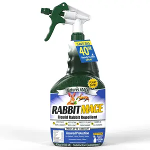 NATURE'S MACE Rabbit Repellent - Spray or Concentrate, Garden Pest Control Solution for Assured Protection
