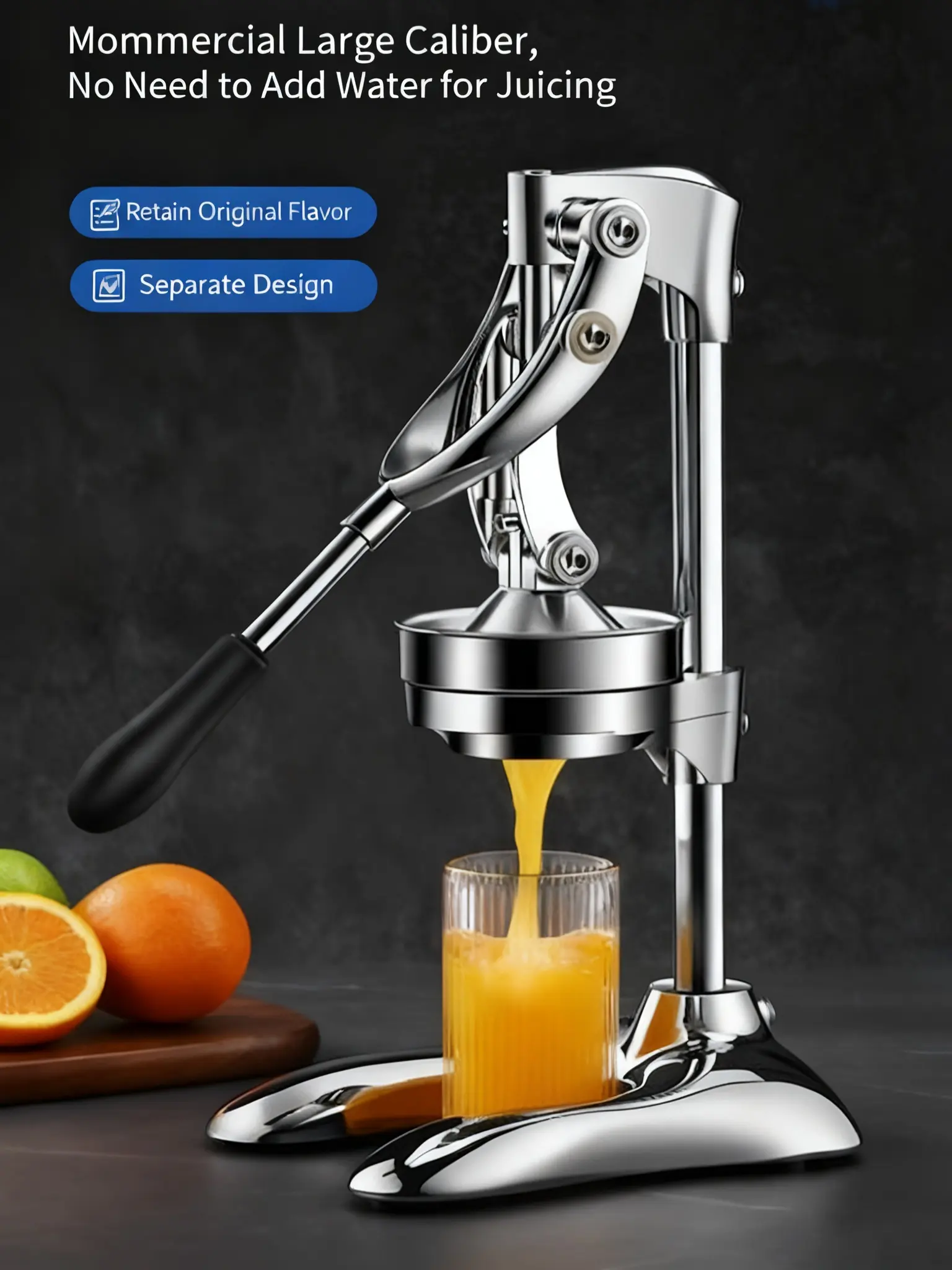 squeezer hand efficient extraction aluminum manual press juicer multimode juicer Commercial Grade fruitsqueezer Manual Cold Press Citrus Juicer for Lime Lemon Juice Easyto Clean Stainless Steel Durable Compact MultifunctionalFruit Vegetable Washing Baske