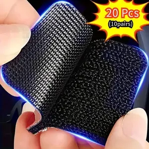 Double - sided adhesive - backed Velcro (10 pairs), self - adhesive hook - and - loop straps. Suitable for both indoor and outdoor use, applicable to carpets and car floor mats. Strong Hold Easy Installation girl room accessories