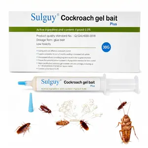 Sulguy Cockroach Gel Bait , Indoor-Outdoor Pest Control, Effective Roach Killer for American, German and Major Cockroach Species, Bug Killer Cockroaches, Insect Control Cockroaches