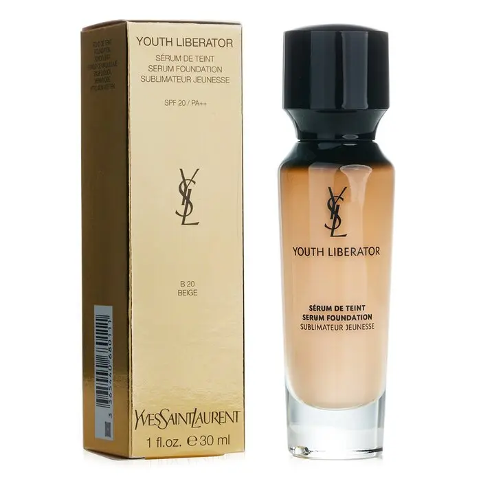 Yves Saint Laurent Youth Liberator Rejuvenating Liquid Foundation SPF 20 - #B20 Beige, 1oz - Makeup with Buildable Coverage & Long-Lasting Moisture, Cosmetic