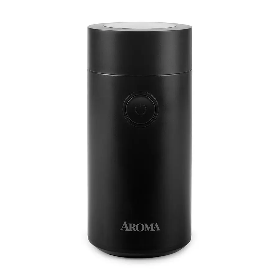AROMA Mini Electric Compact Coffee Grinder Black