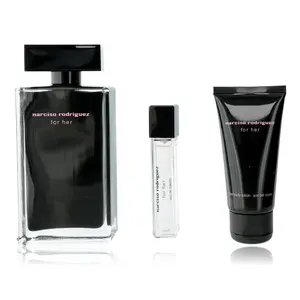 Narciso Rodriguez by Narciso Rodriguez for Women - 3 Pc Gift Set 3.3oz EDT Spray, 10ml EDT Spray, 1.6oz Body Lotion