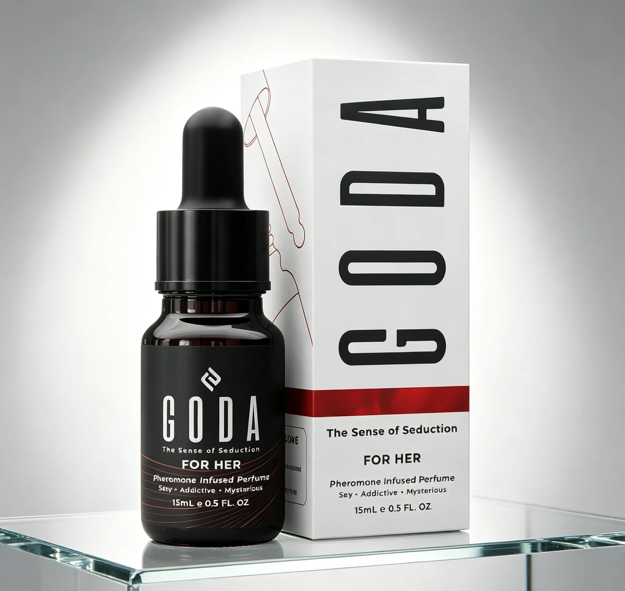 GODA Pheromones Perfume for Women – The Original, Long-Lasting Floral Fragrance with Jasmine & Rose, Vegan Cruelty-Free Scent for Her, 15ml / 0.50 fl. oz