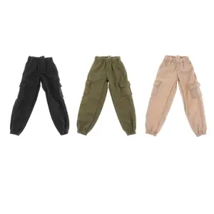 1/12 Scale Male Figure Pants Fashion for 6 inch Action Figures Doll Figures