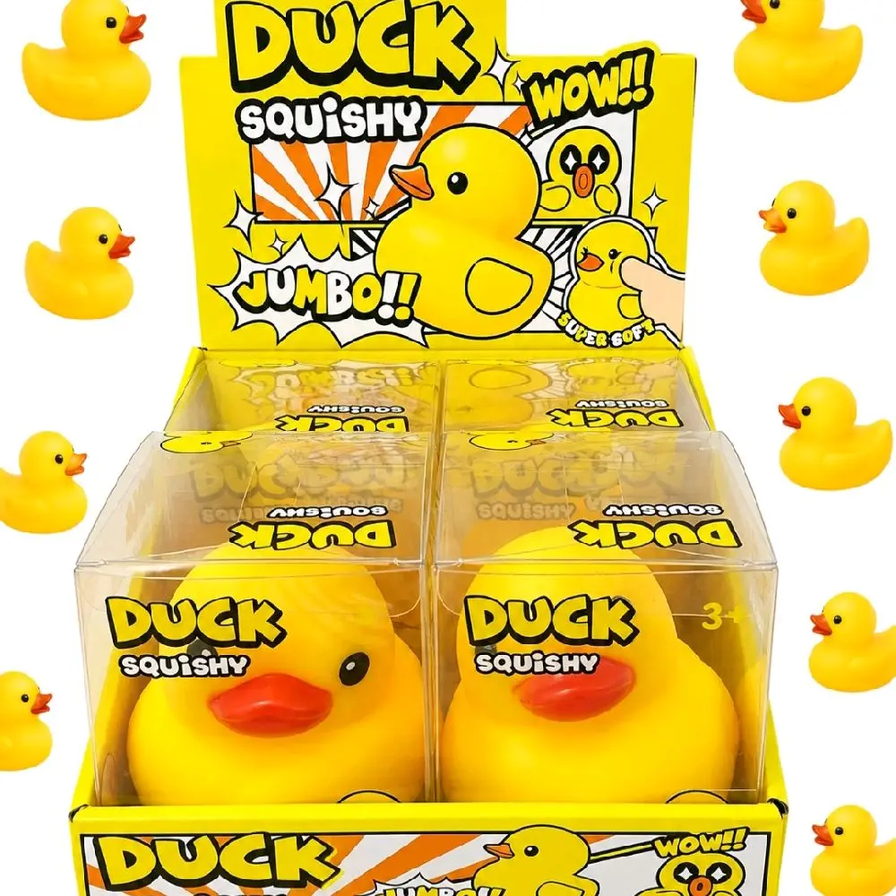 Jumbo Yellow Duck Squishy - Soft Jumbo Squishy Collectible for Entertainment Squishies