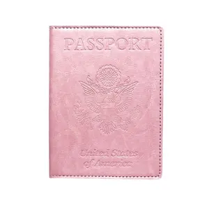 Passport Holder Cover Wallet Case RFID Blocking Leather Card Slot Travel Accessories Documents Organizer Protector for Women Men