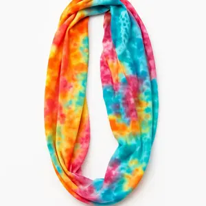 New! Tie Dye Super Soft Bamboo Infinity Scarf Hand Crafted