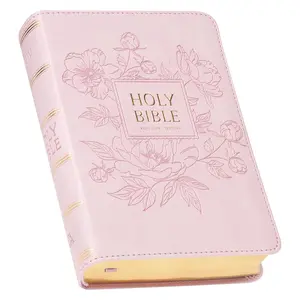 KJV Holy Bible, Compact Large Print Faux Leather Red Letter Edition Ribbon Marker, King James Version, Ballet Pink (KJV Compact LP Editions)