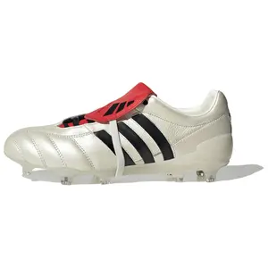 Adidas Predator Mania "Made in Germany" Soft Comfortable Anti-Slip Wear-Resistant Soccer Cleats Unisex Off-White Trending Shoes, House White Official Shoes to Get / Maison Mihara