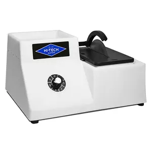 Hi-Tech Diamond - 4"/5" Lapidary Equipment Trim Saw - Rock Saw, Stone, Glass Cutting, Trimming, Sawing Machine - Lapidary Slab for Cutting Rocks and More - Includes TWO Diamond Blades