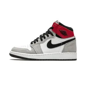 Air Jordan 1 Retro High OG GS "Light Smoke Grey" 575441 126