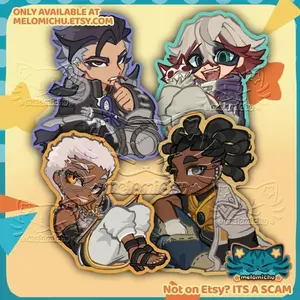 GACHIAKUTA Characters Stickers - Wave 4