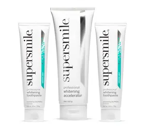 Supersmile Accelerator and Travel Toothpaste Whitening Set
