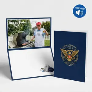 Make Dad Great Again Funny Talking Father’s Day Card, Roast Comedy Automatic Voice Joke Card, Novelty Gift for Dad Husband Grandpa