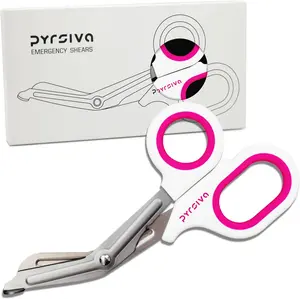 "7.5” Heavy Duty Trauma Shears for Nurses, Doctors & General Household– Multipurpose Safety Scissors, smooth Scissors for First Responders