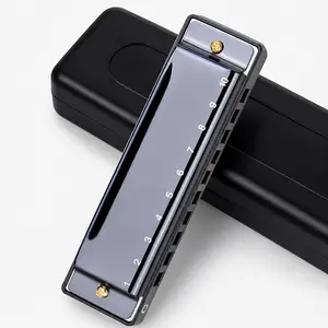 Premium Shakespeare Series Blues Harmonica, Wind Musical Instrument for Hobbyists