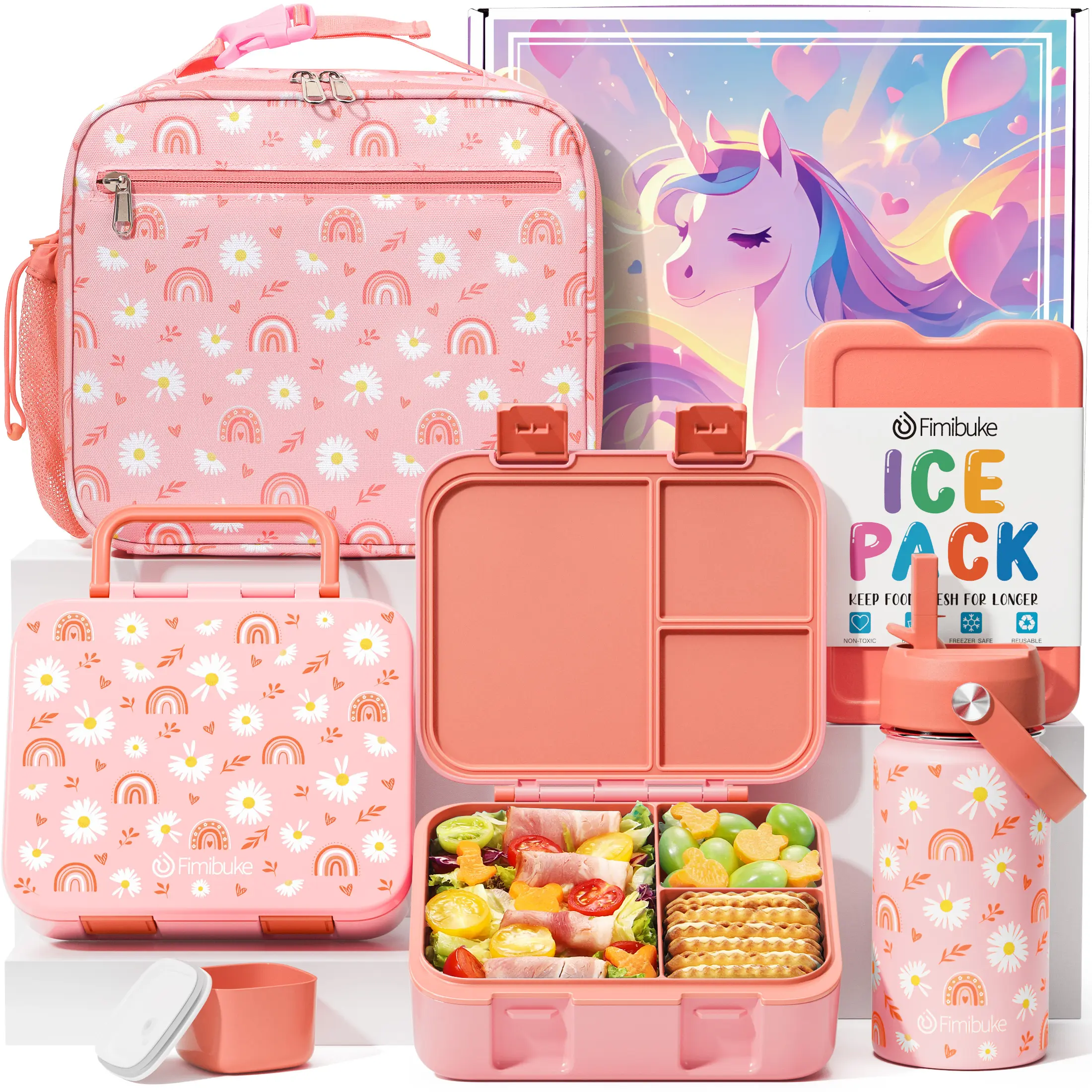 B5.Rainbows & Daisies (Bottle Sets)