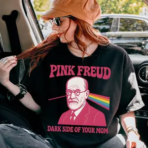 Pink Freud The Dark Side Of Your Mom Shirt, Psychiatry Lovers Musicians And Psychiatrists, Sigmund Freud ShirtMom Gift, Mom shirt