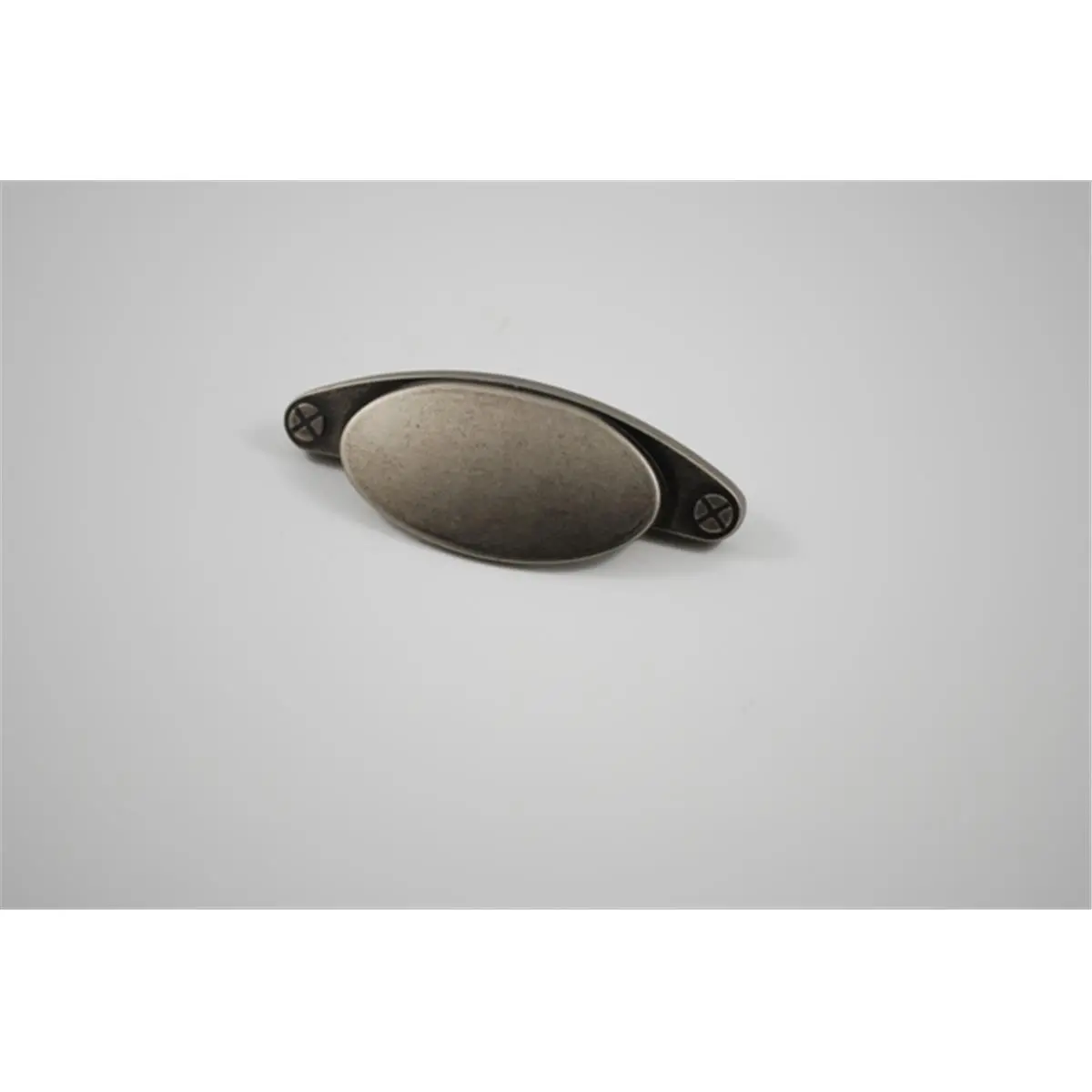 Residential Essentials 10205AP Decorative Metal Cup-Style Cabinet Pull - Aged Pewter, Enhances Look, No Outdoor/Indoor Restrictions