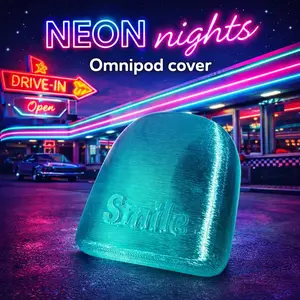 Omnipod Cover (Dash & 5 Compatible) | Clip-On, Non-Adhesive | Reusable Protective Case | No Tape Needed | Kids & Adults