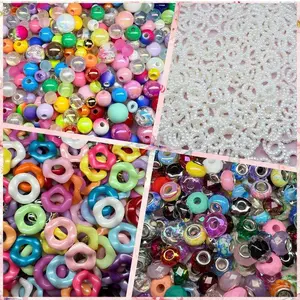 Acrylic Spacers for DIY Projects - Quality Mixes in Various Shapes & Sizes for DIY Pens Chains Charms Jewelry Beading Making Adjustable Beaded Design