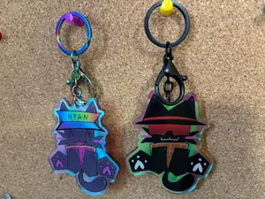 Roblox Forsaken Nyan Elliot and Tac Nayn Chance Tail- AcrylicKeychains.