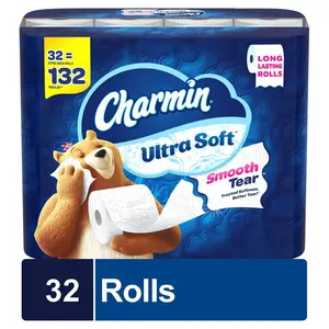 Ultra Soft 2-Ply Toilet Paper 32 Rolls | 231 Sheets Per Roll | Strong, Absorbent & Gentle Bathroom Tissue | Septic Safe | Long-Lasting Household Essentials