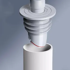 Silicone Bathroom Sewer Seal Ring, Kitchen Sink Sewer Pipe Plug, Washing Machine Anti-odor Leakage Floor Drain Connector Stopper