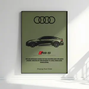 Audi RS5 2026 Poster  Next Generation Performance Car Wall Art German Coupe Print