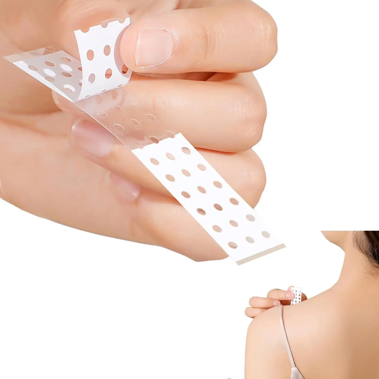 Double-Sided Fashion Tape for Garments, Hemlines and Necklines, Dress Tape for Closet Malfunctions, Skin-Friendly and Non-Irritating, Two Models (20Pc) Generic